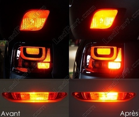 Led Antibrouillard Arrière Chevrolet Orlando avant et apres