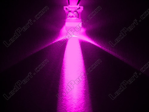 Led 5mm rose voiture