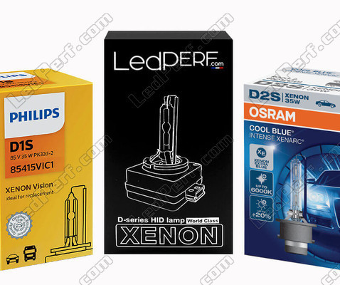 Ampoule Xénon d'origine pour Audi A8 D2, marques Osram, Philips et LedPerf disponibles en : 4300K, 5000K, 6000K et 7000K