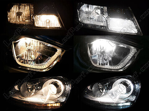 Comparatif feux de croisement Xenon Effect de MG3 II avant et après modification