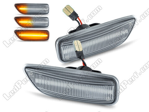 Clignotants latéraux séquentiels à LED pour Volvo XC70 - Version claire