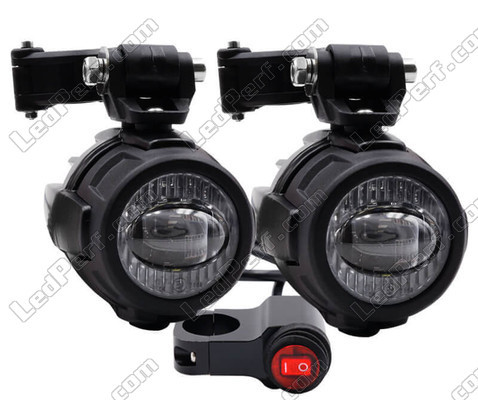 Feux LED faisceau lumineux double fonction "combo" antibrouillard et longue portée pour Aprilia Atlantic 400 Sprint