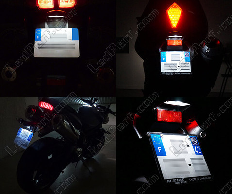 Led Plaque Immatriculation BMW Motorrad HP2 Megamoto Tuning