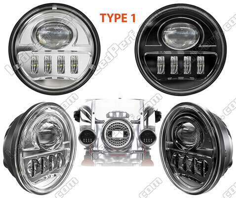 Optiques LED pour phares additionnels de Indian Motorcycle Chief classic / standard 1720 (2009 - 2013)