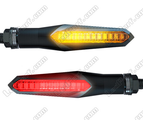 Clignotants dynamiques LED 3 en 1 pour Kawasaki VN 900 Custom
