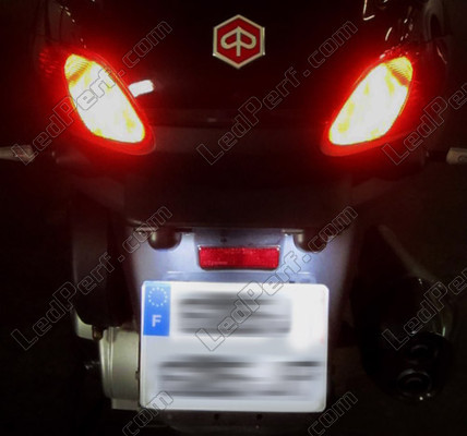 Led Plaque Immatriculation Piaggio Mp3