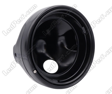 Phare rond noir satiné pour l'adaptation d'un optique full LED sur Suzuki Intruder 800 (1992 - 2003)