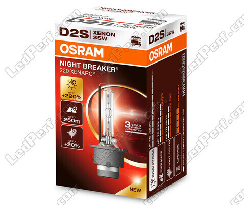 Ampoule Xénon D2S Osram Xenarc Night Breaker 220 - 66240XN2 dans son emballage