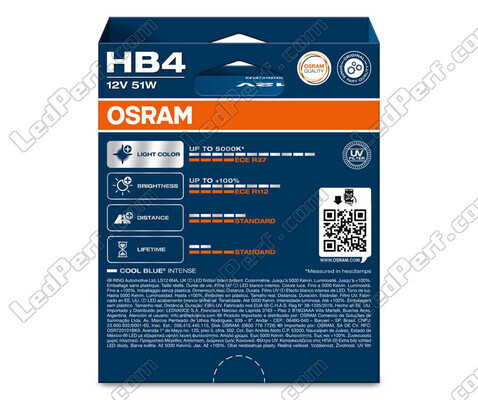 Paire d'ampoules HB4 Osram Cool Blue Intense - 9006CBN-2HB