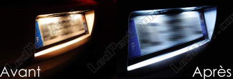 Led Plaque Immatriculation Suzuki Jimny avant et apres