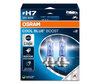 Glühlampen H7 Osram Cool Blue Boost 5 500K Xenon-Effekt Ref: 62210CBB-2HB in Verpackung mit 2 Glühlampen