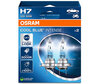 Paar Osram H7 Cool blue Intense LED Effect 5000K Glühbirnen