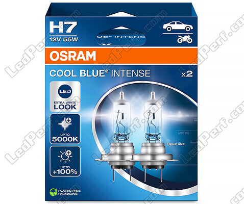 Paar Osram H7 Cool blue Intense LED Effect 5000K Glühbirnen