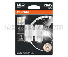 Ampoules LED oranges W21W / WY21W Osram LEDriving® SL - W3x16d