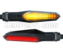 Clignotants dynamiques LED + feux stop pour Harley-Davidson Road King 1584