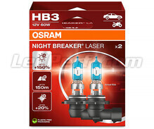 HB3 Lampen Osram Night Breaker Laser +150 % - 9005NL-2HB